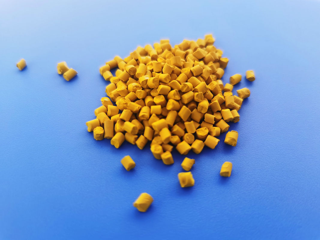 Pigment Concentration 30% Yellow Masterbatch Eco friendly Material